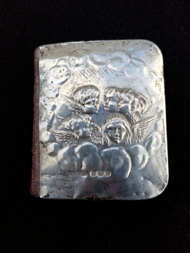 ANTIQUE HOLY BIBLE SILVER HALLMARKED MINIATURE