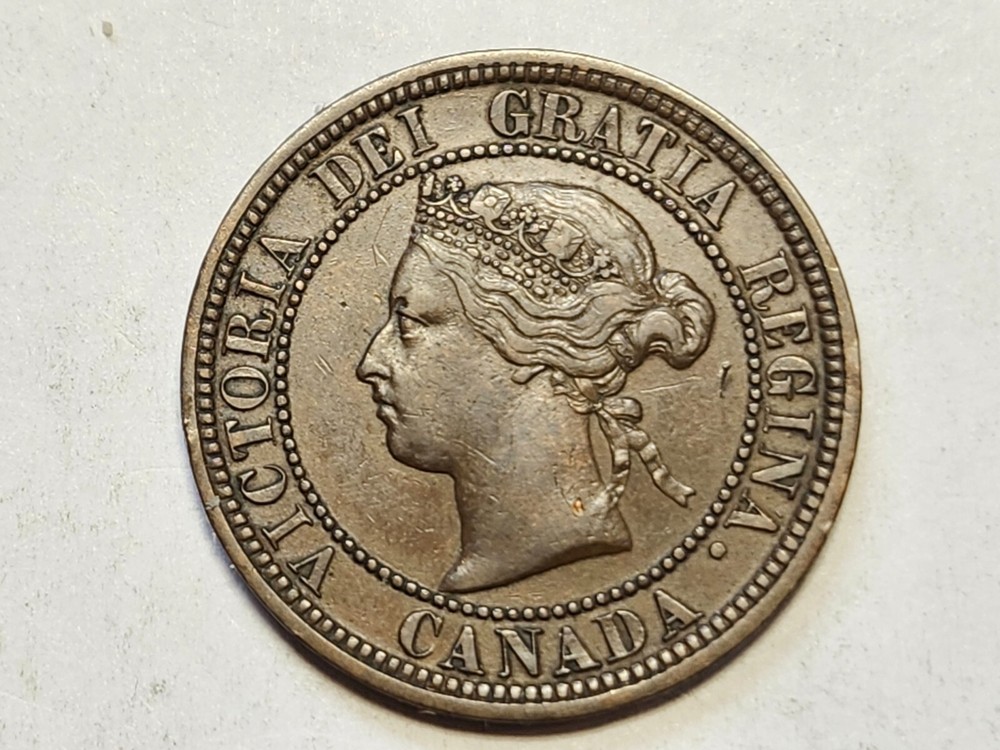 1876 H Canada One Cent 1167