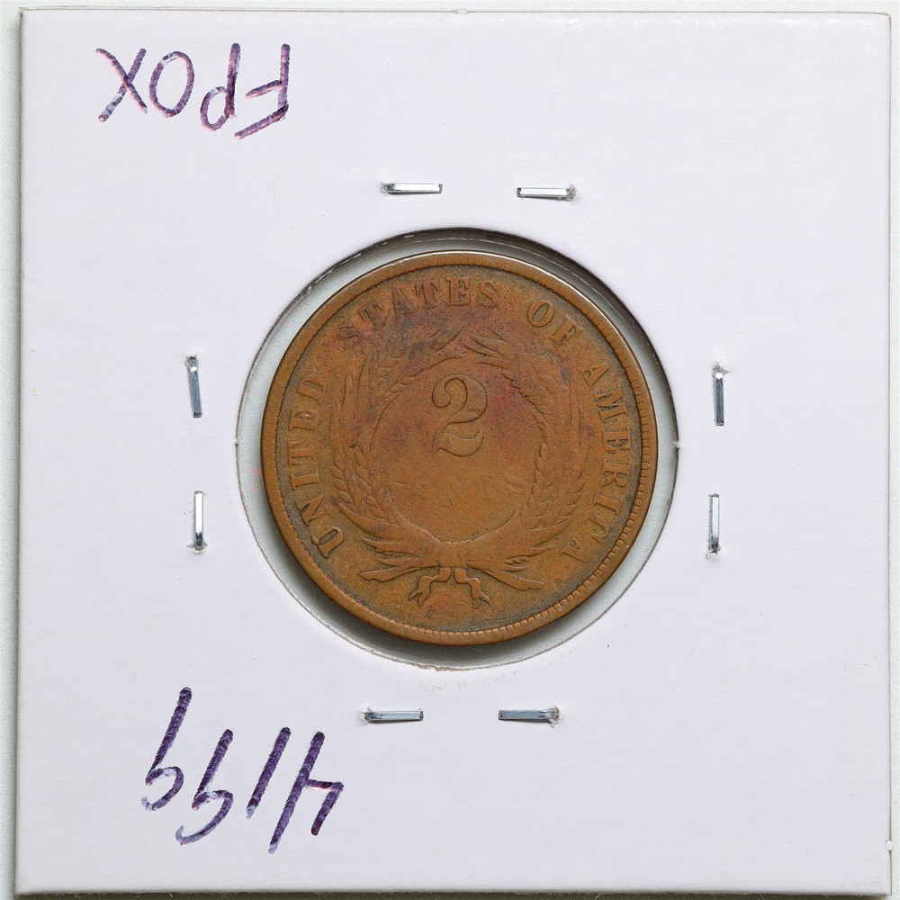 1868 2C Two Cent Piece in Good Condition #4199