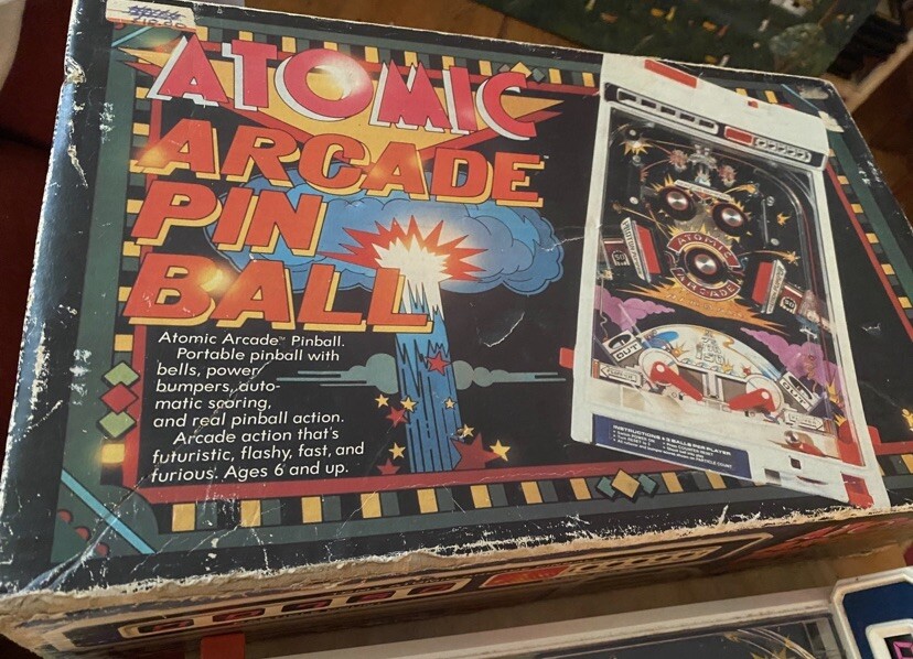 Atomic Arcade pin ball machine, 1979 Made in Japan