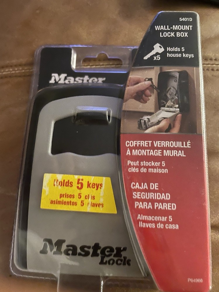 (New Sealed) Master Lock 5401D Wall Mount Lock Box / Key Security Safe