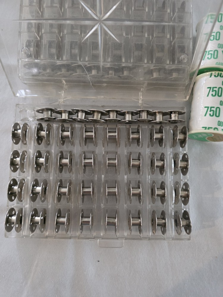 Dritz Steel Bobbins With # 507 Clear Box
