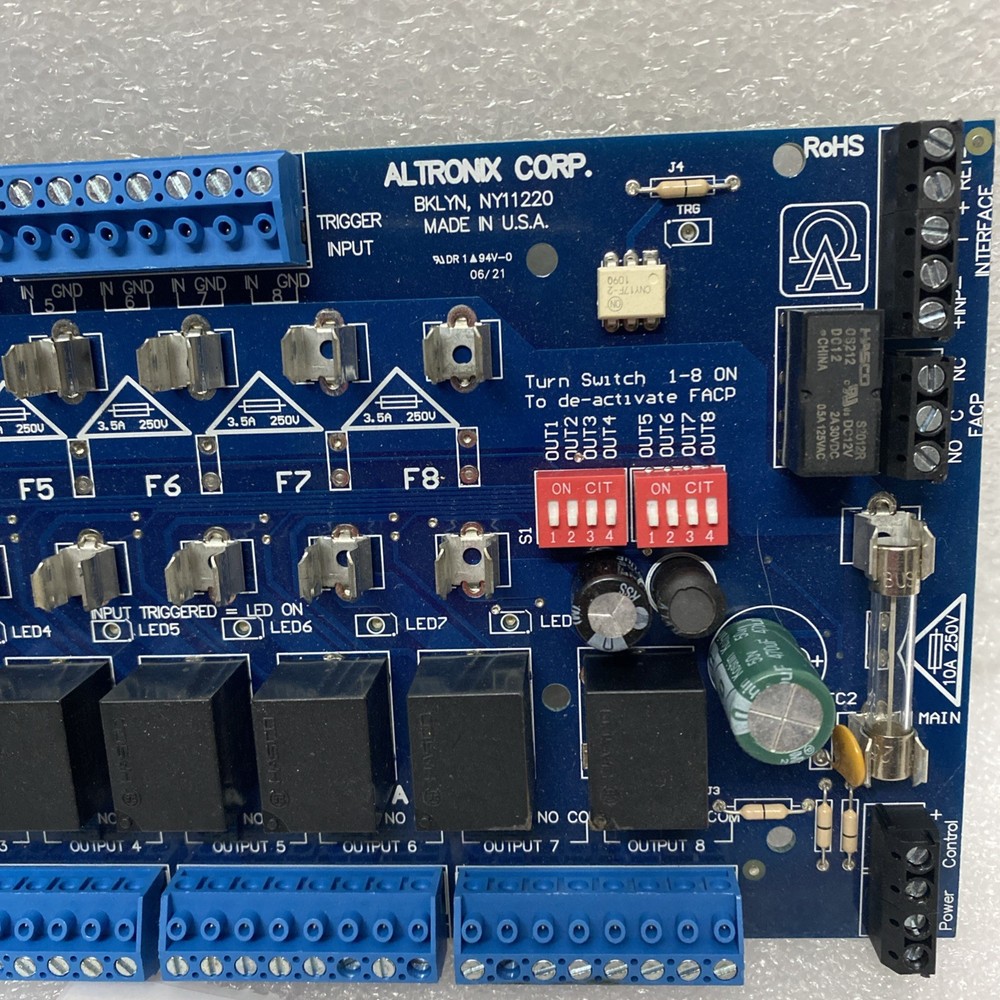 Altronix ACM8 8 Door Access Power Controller Board