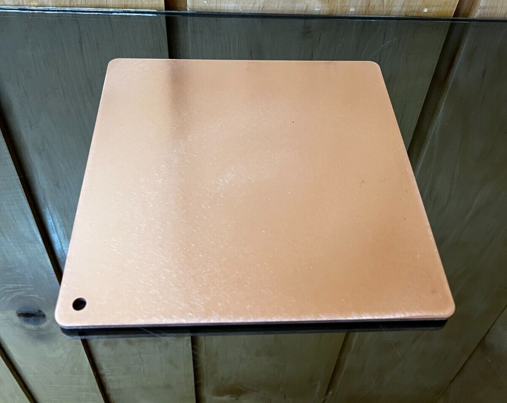 1/8” Thick Pure Copper Heat Diffuser 7” Square Stove Topper Defrost Plate