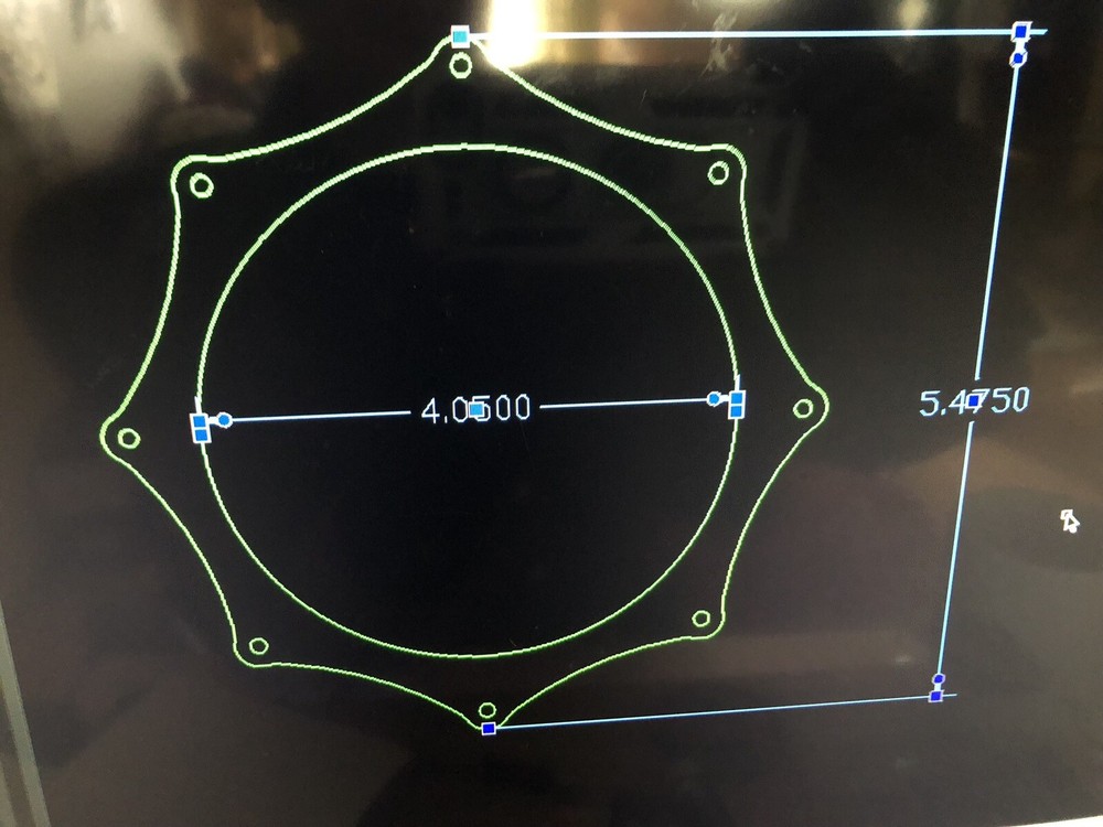 4” Aluminum Exhaust Ring Panel For Fender Exit