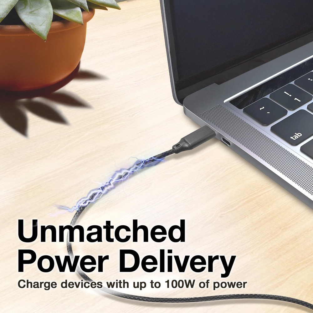 BoxWave Cable Compatible with Backbone One (Android) - 3 feet, Jet Black