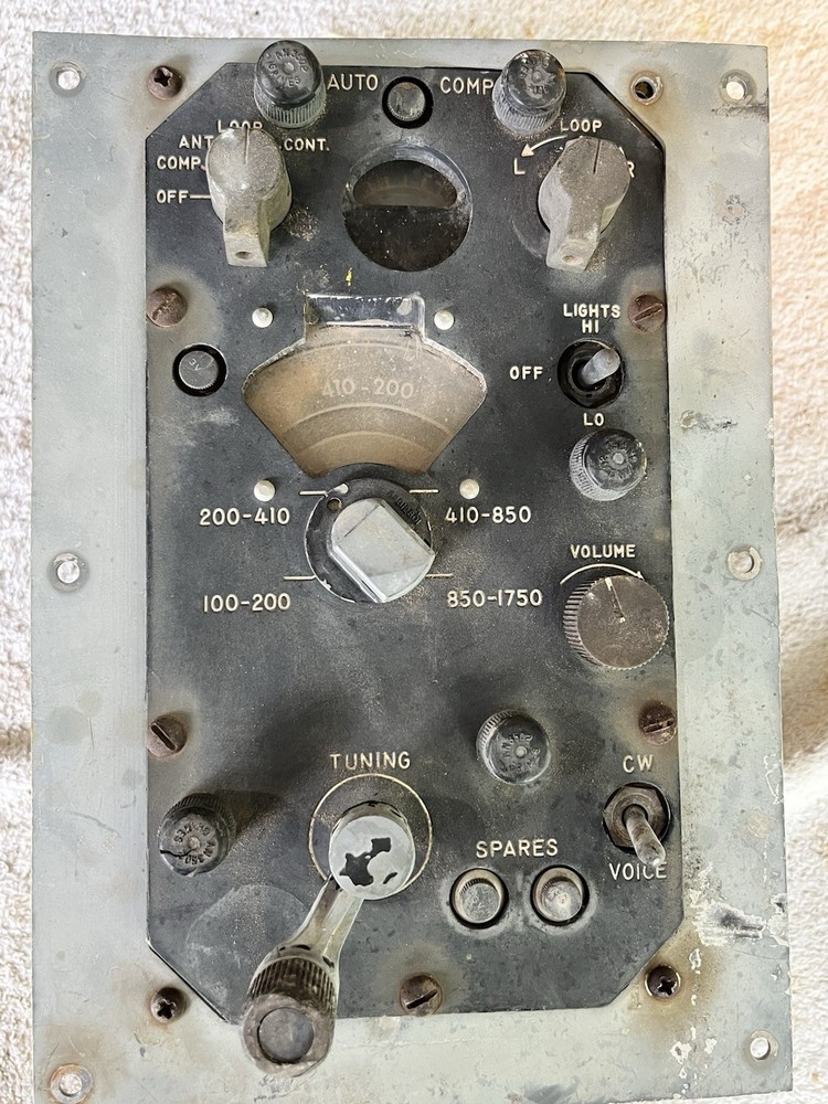 USAF C-403A/A Control Box Radio Compass Panel