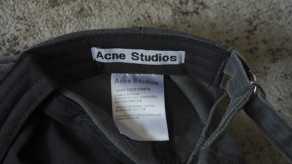 Acne Studios - Logo cap - Black