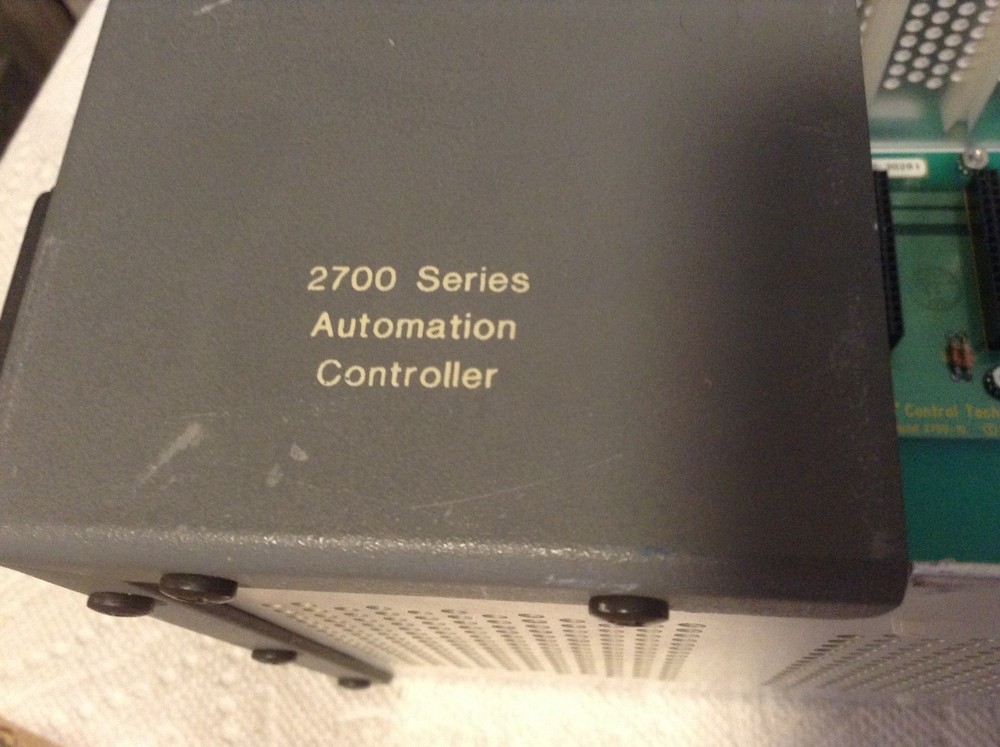 Control Technology Corp 2700-10 MainFrame + Power SUpply 10 Slots