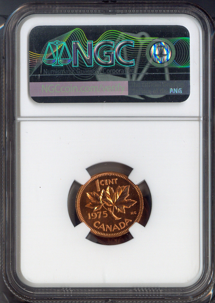 1975 Canada Small Cent NGC MS68 RD MAC - Quality