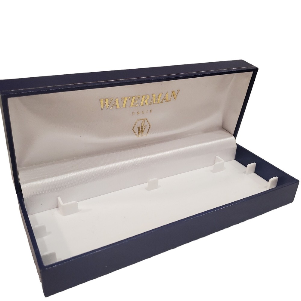 Waterman Blue with White Satin Insert Gift Box - EMPTY NO PEN