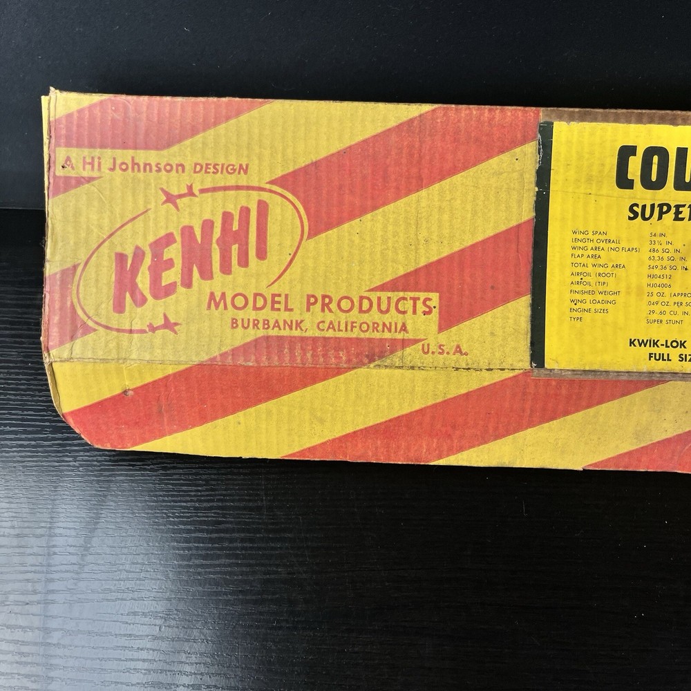 KENHI COUGAR SUPER STUNT MODEL WITH INSTRUCTIONS