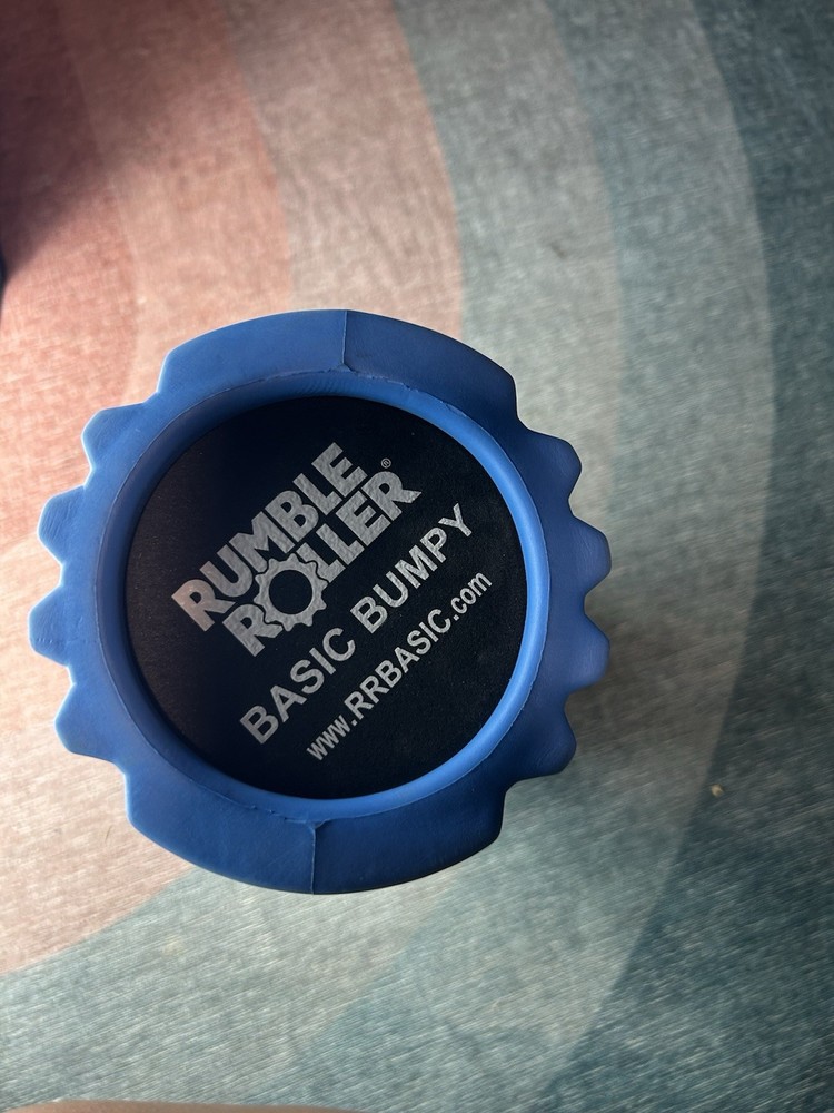 RumbleRoller Basic Bumpy Foam Roller, Solid Core EVA Foam Roller