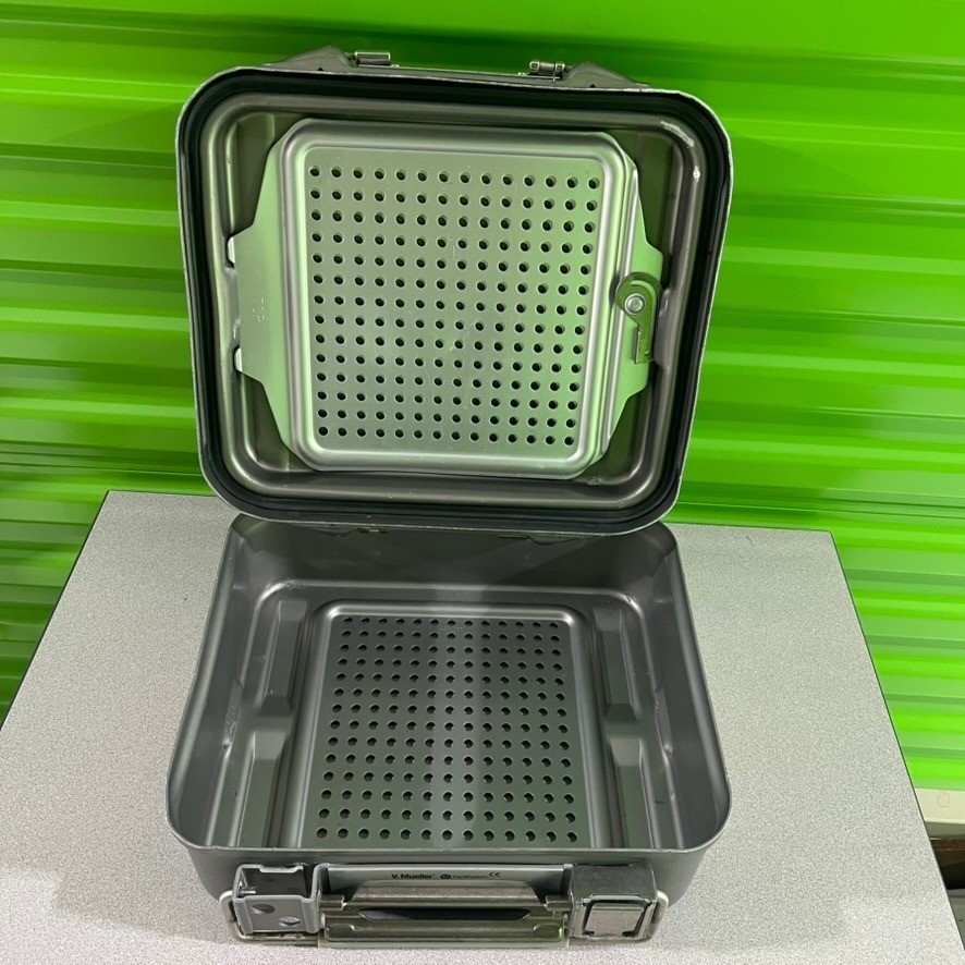 V. Mueller Genesis Half-Length Sterilization Container Perforated Deep CD1-8B