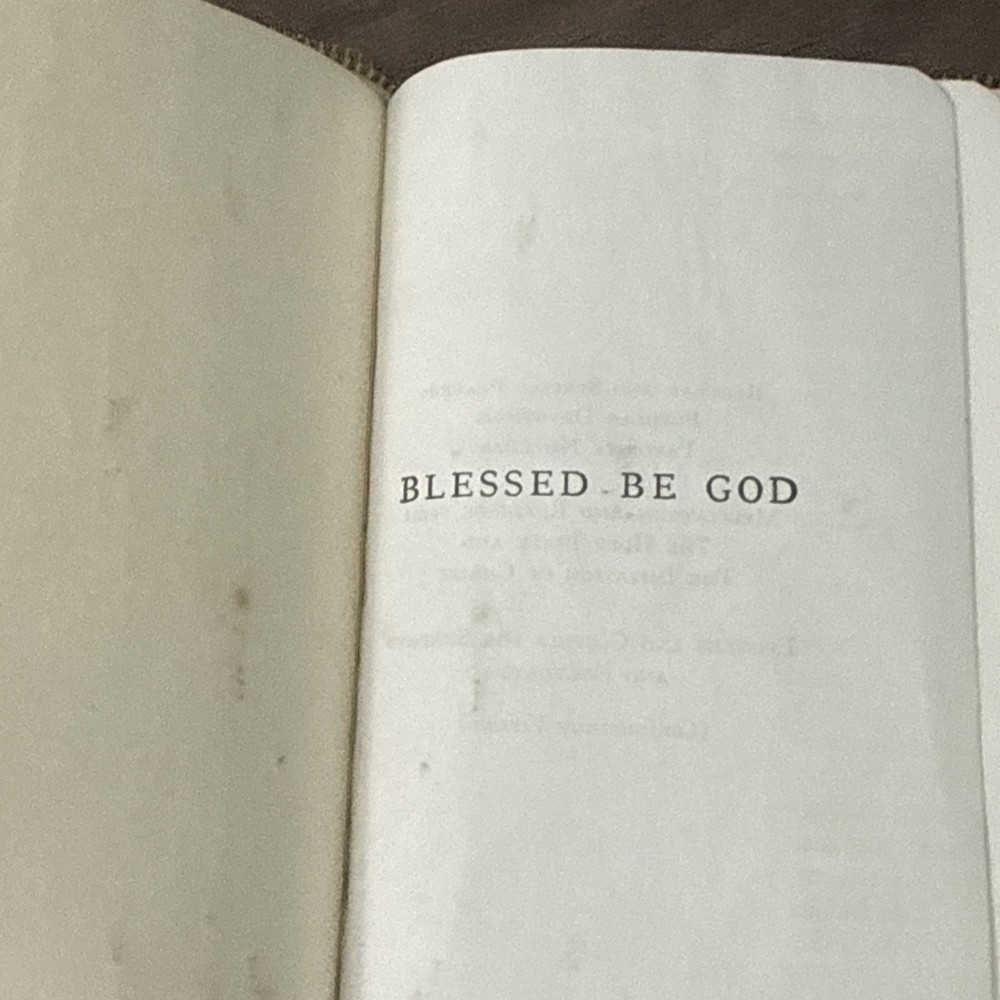 “Blessed Be God: A Complete Catholic Prayer Book | 1961 |
