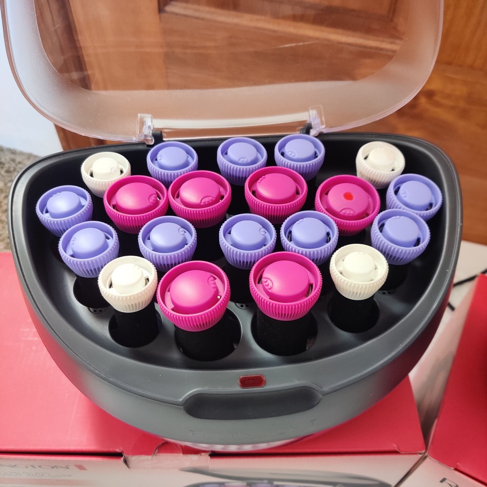 2 Remington Full Size Hot Roller Set with 20 Rollers "No Clips"