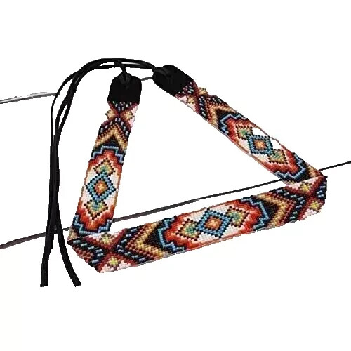 Beaded Hat Band Native American Style Handmade hatband