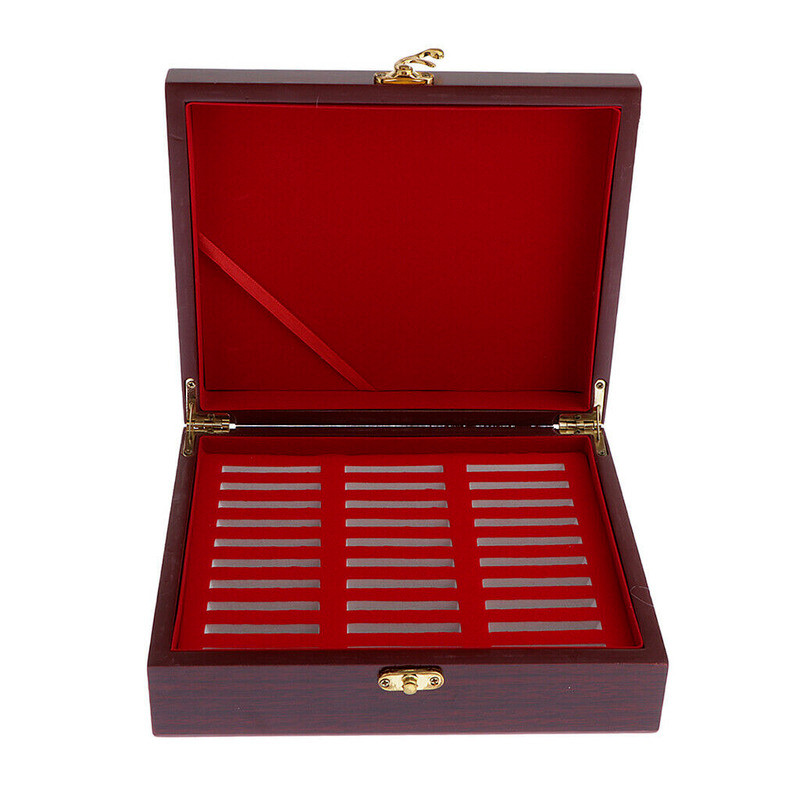 Commemorative Coin Storage Box Display Box Wooden Storage Box