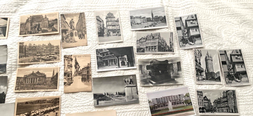 W.W. II. U.S. GI’S COLLECTION BOOKS, POSTCARDS, MAP, DOCUMENTS