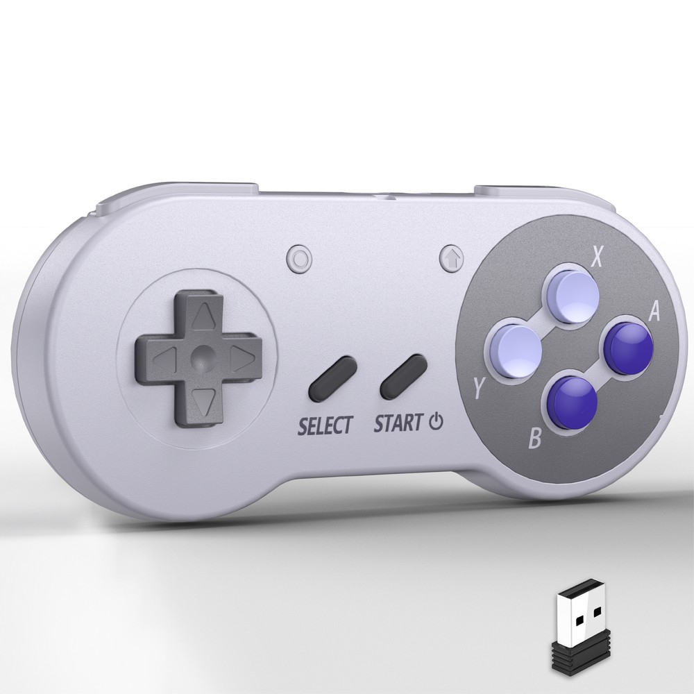 Wireless SNES Switch Controller Compatible SNES,Switch, PC, Mac OS,Raspberry Pi