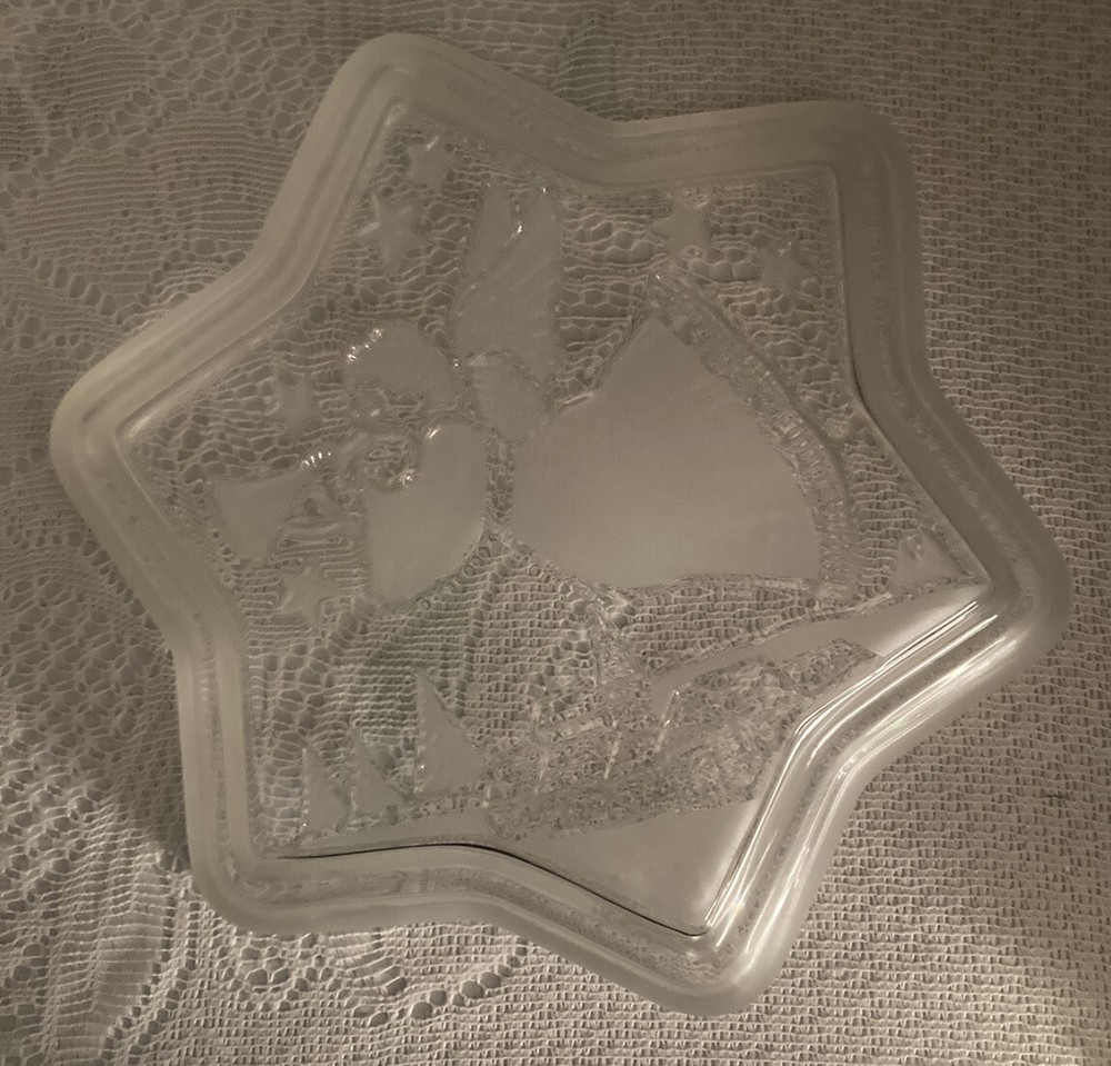 holiday crystal cut glass