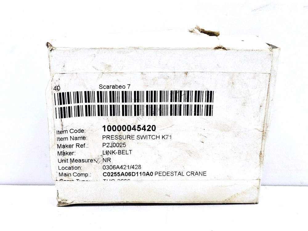 K9 FOX ELECTROMECHANICAL PRESSURE SWITCH K92