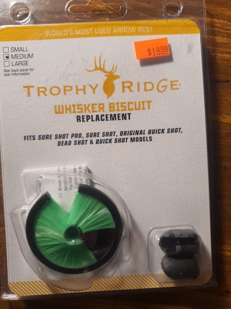 Trophy Ridge Whisker Biscuit Replacement Biscuit Green Medium