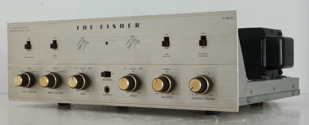 Fisher X-100-B Stereo Master Control Amplifier ( B )