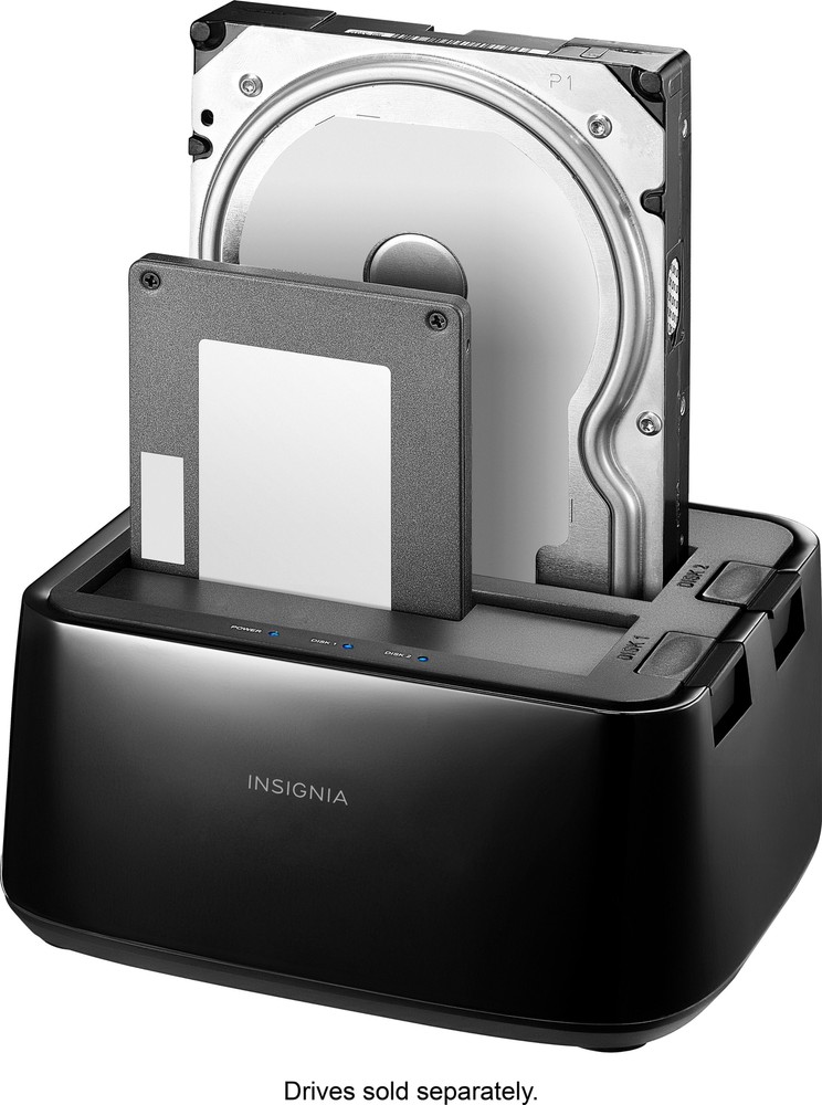 Insignia- 2-Bay HDD docking station