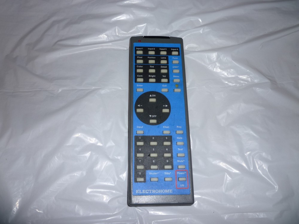 ELECTROHOME VISTAGRAPHX REMOTE CONTROL