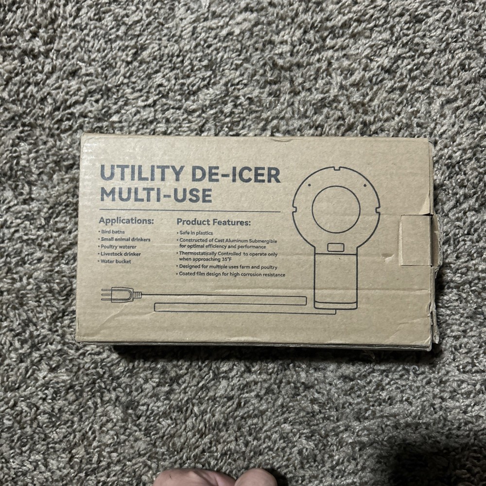 Utility De Icer Multi Use For Poultry, Livestock,etc