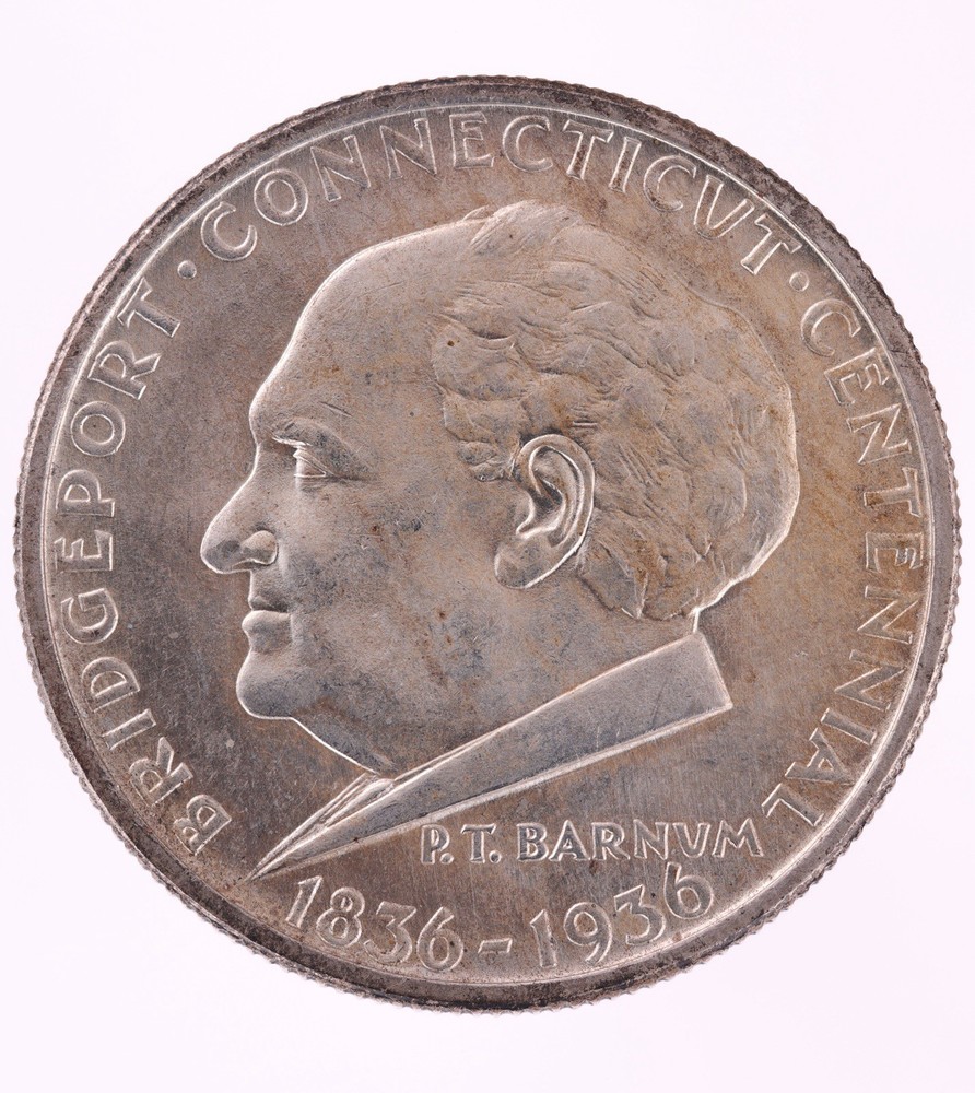 1936 Bridgeport Commemorative Half Dollar (B2610)
