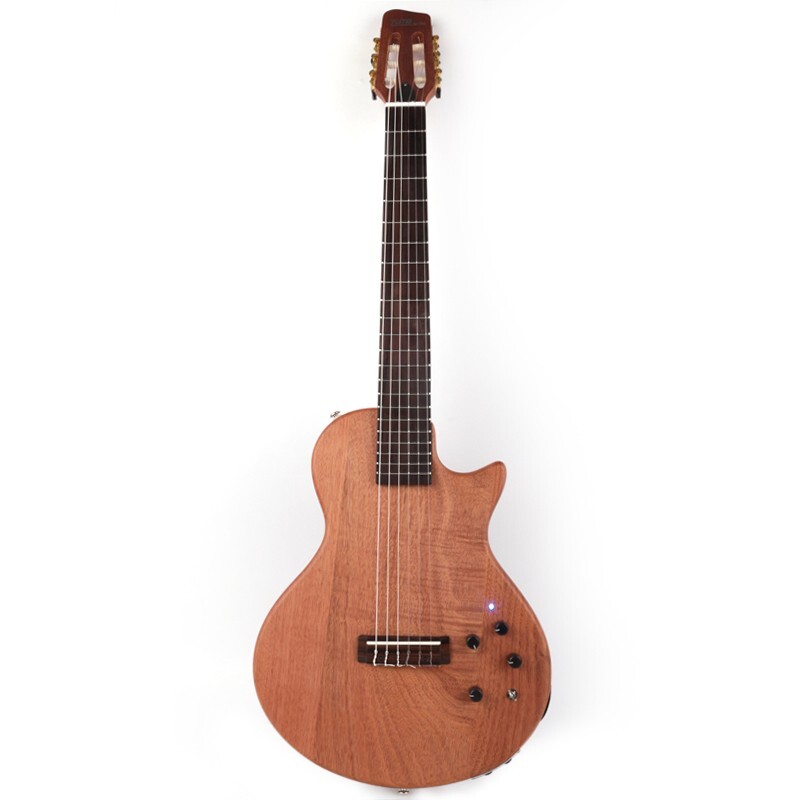 electric classical guitar Silent nylon string travel portable built in effect