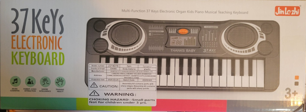 Multi-Function 37 Keys Electronic Organ Kids Piano Musical Teaching Keyboard