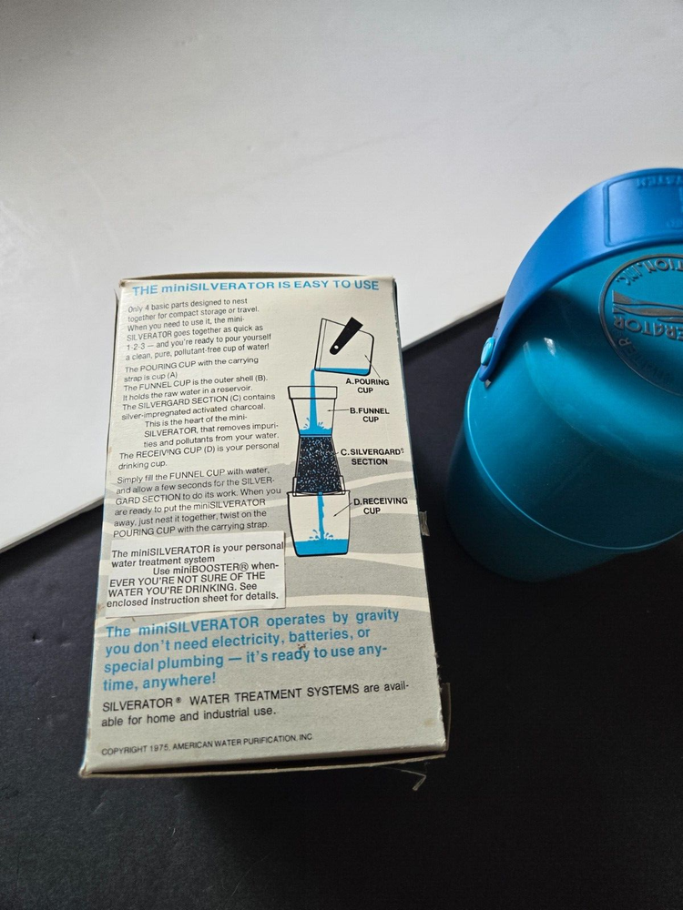 Mini Silverator Water Washer, portable water treatment system