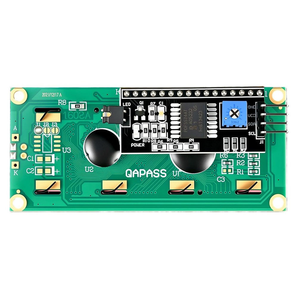 2 Pack I2C 1602 LCD Display Module 16X2 Blue Backlight Raspberry Pi Arduino