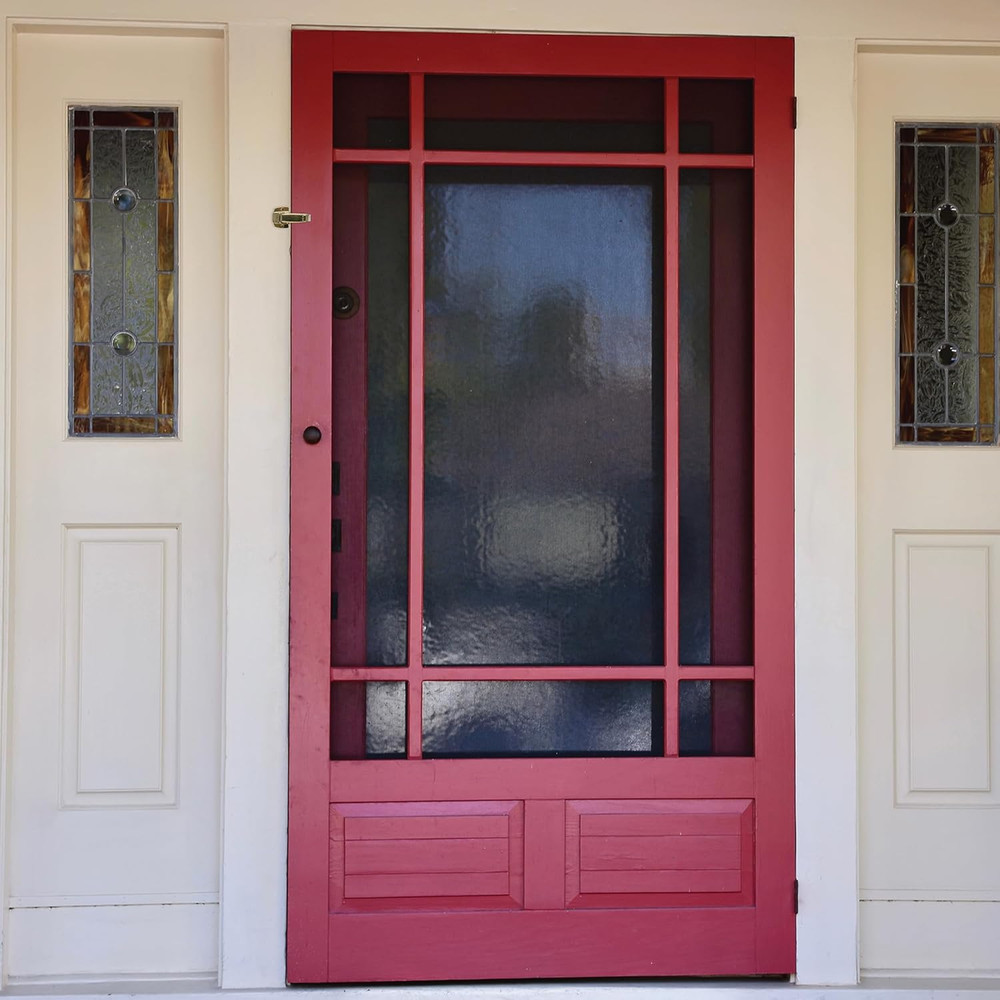 Brass Plated Screen Door Spring Loaded Catch