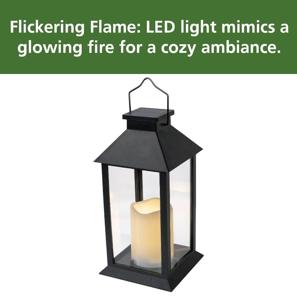 Solar Lantern Black