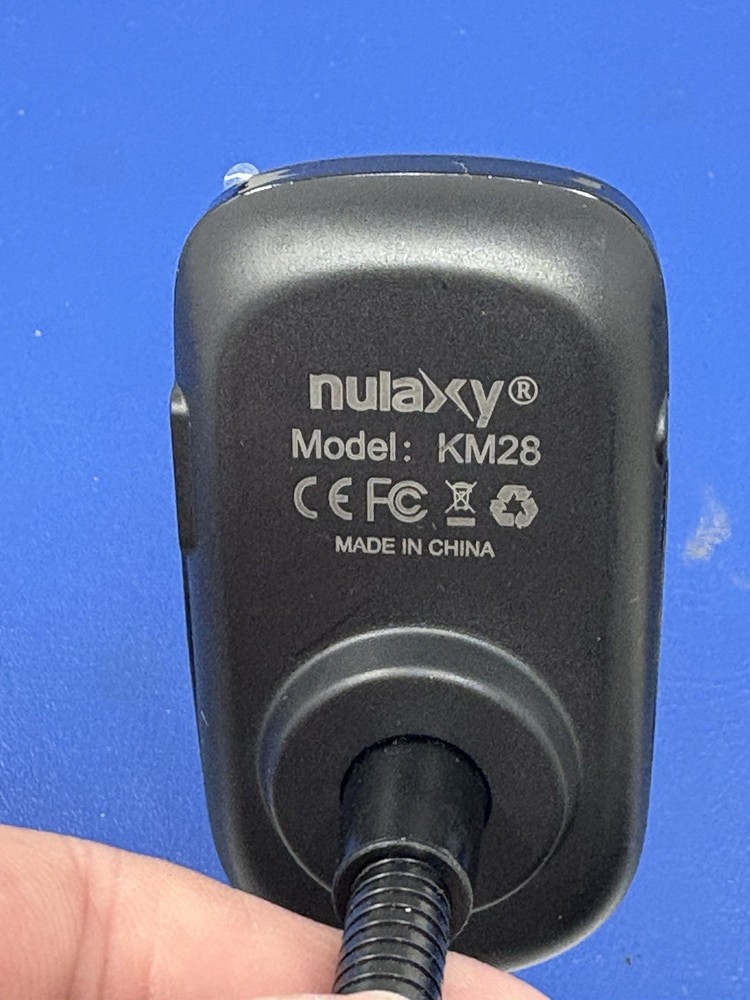 Nulaxy KM28 Wireless FM Transmitter Bluetooth Car Adapter Google Assistant