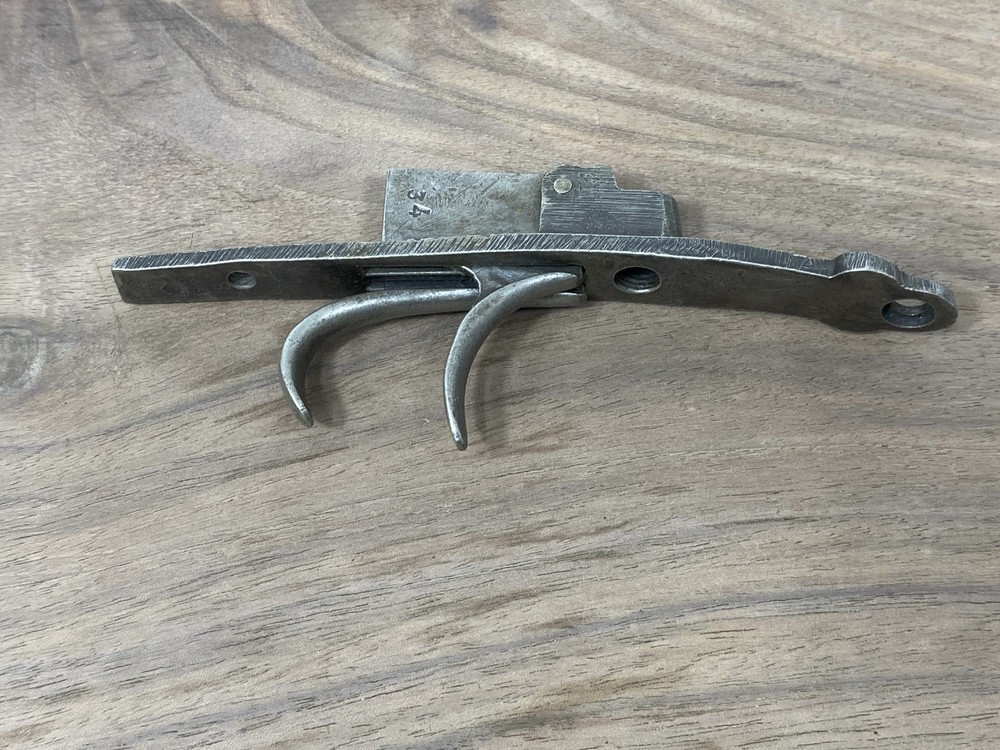 Old Muzzleloader Rifle Double Set Trigger Black Powder Rifle