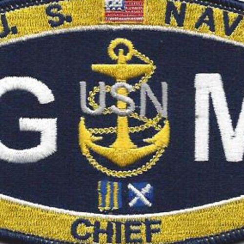 GMC Chief Gunner's Mate Rating Patch