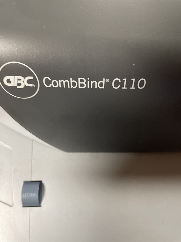 GBC CombBind C110 Binder Punch Comb Machine Binding