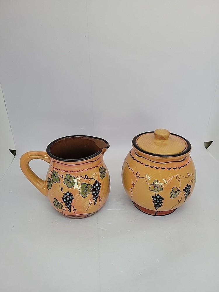 Lang Wine Country Cream Pitcher & Sugar Dish Set