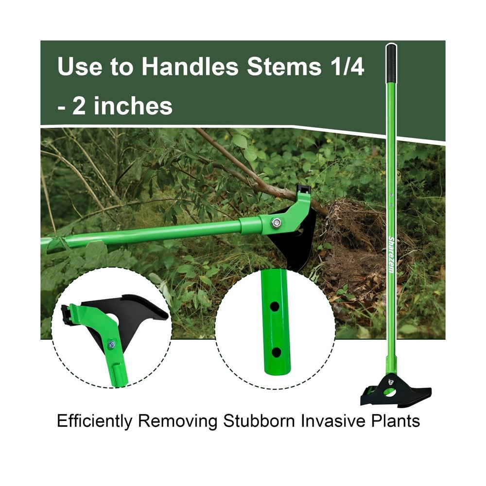 Large Sapling Puller, Heavy-Duty High-Leverage Uproots Tree Puller Tool Fully...