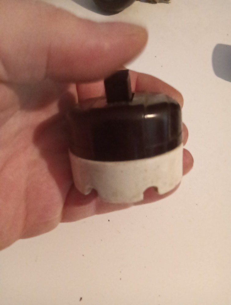 Vintage Eagle Light Switch Plastic And Porcelain