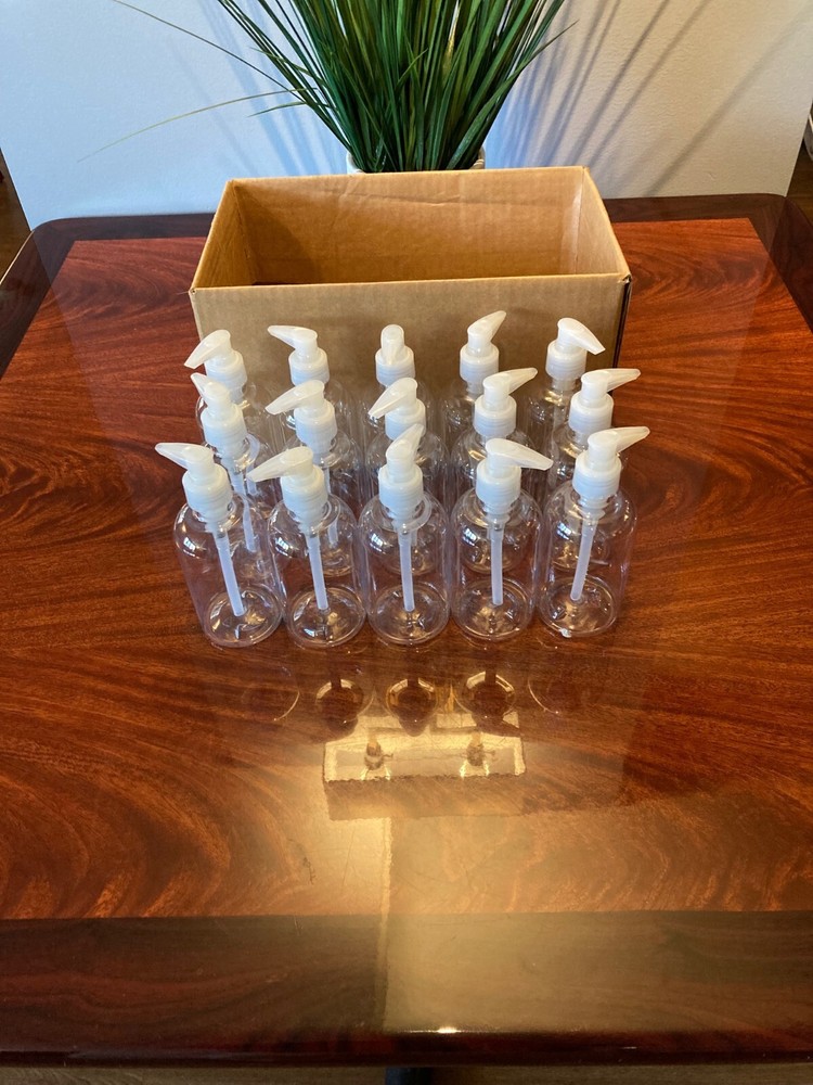 15 Empty Pump Dispenser Bottles