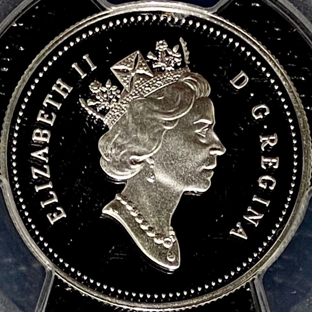 CANADA. 1999, 50 Cent, Silver - PCGS PR69 DCAM - Basketball