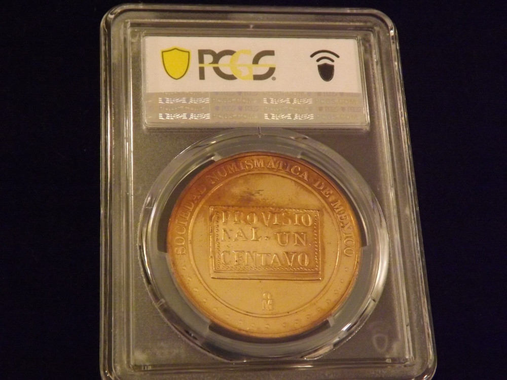 1987-Mo Mexico Medal PCGS SP 65 RD