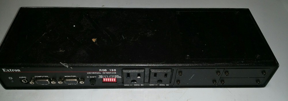 Extron 60-673-02 RGB 198 Under-Table & Rack-Mountable Computer-Video Interface