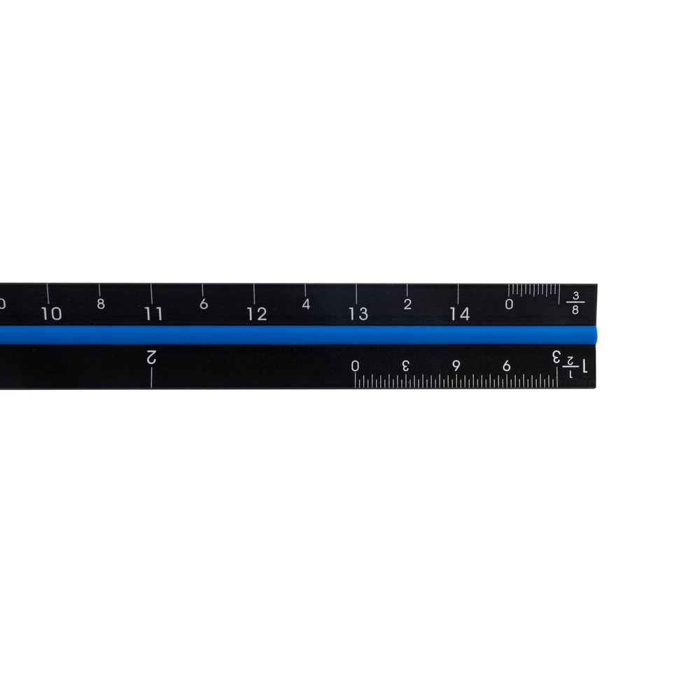 12 Inch 3-Sided Ruler Drafting Ruler Perfect for Architects Engineering